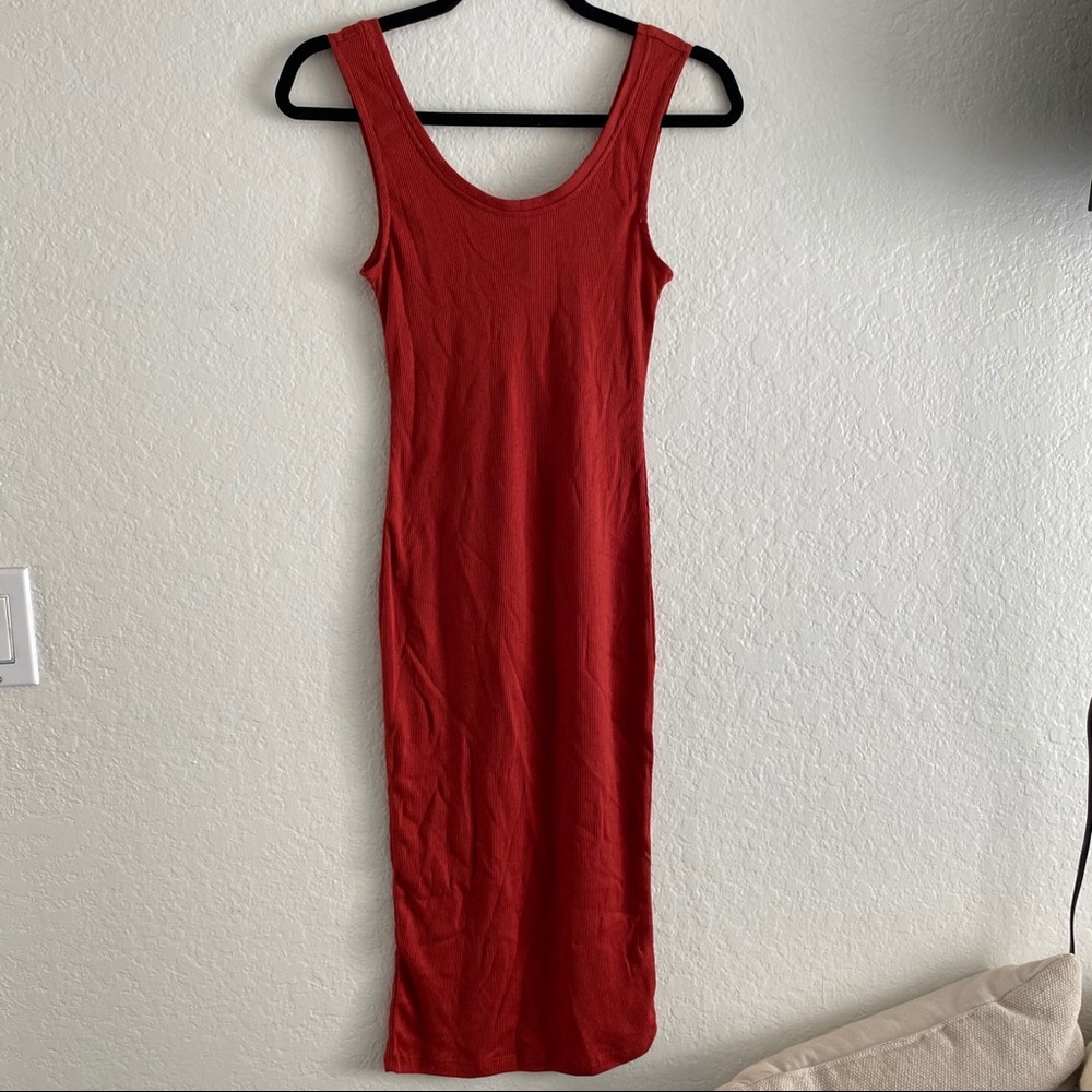 Ribbed Tank Dress